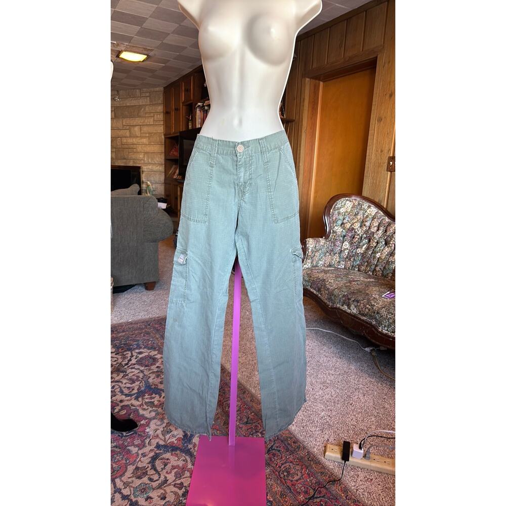Vintage 90s Y2K bongo GI cargo utility grid pants